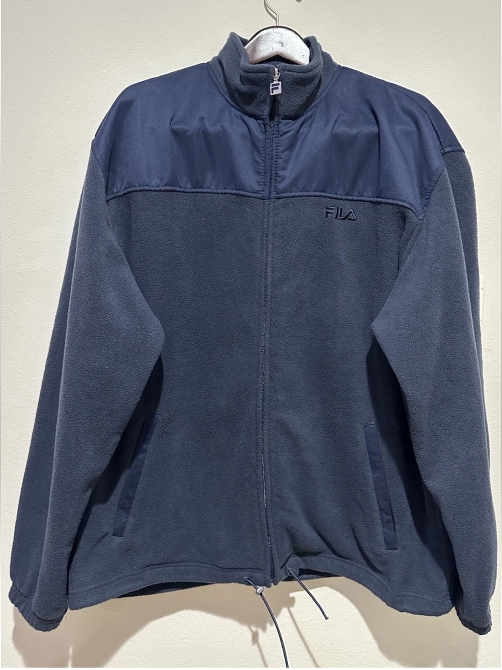 Fila Men's Navy Full-Zip Fleece Jacket XXL